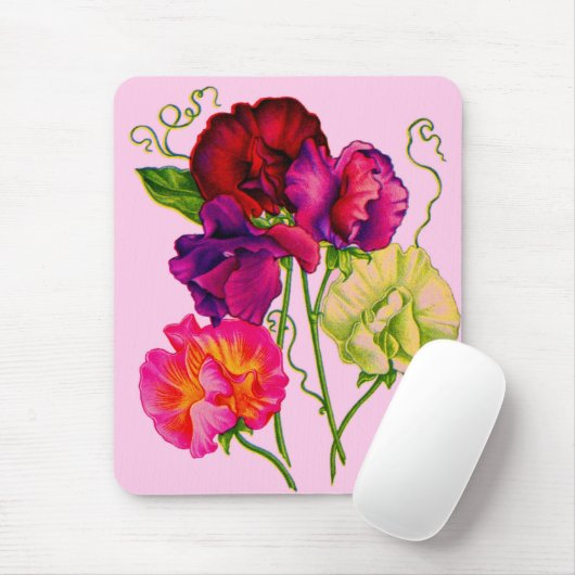 Erbse, lila und rosa mousepad (Mit Mouse)