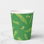 Erbse Pappbecher (Rückseite)