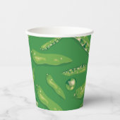 Erbse Pappbecher (Vorderseite)