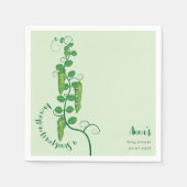 Erbse Serviette (Vorderseite)