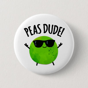 Erbse Typ Funny Veggie Pea Pub Button