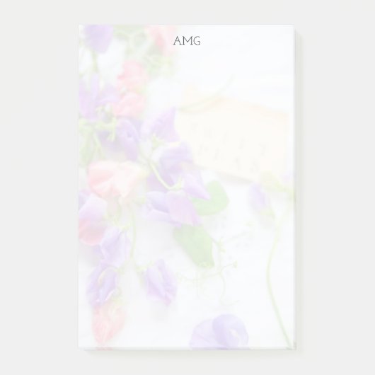 Erbsen auf Augenlidfäden Post-it Klebezettel (Vorderseite)