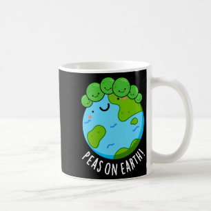 Erbsen Auf Der Erde Lustiger Gemüse-Friedenswitz D Kaffeetasse