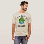 Erbsen auf der Erde Vegan oder vegetarischer T - S T-Shirt (Vorne ganz)