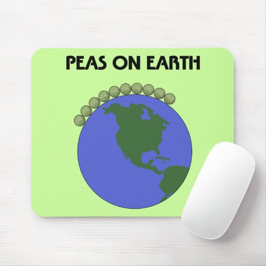 Erbsen auf Erde Mousepad (Mit Mouse)