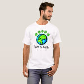 Erbsen auf Erde T-Shirt (Vorne ganz)