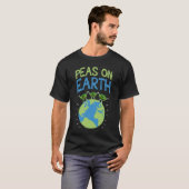 Erbsen auf Erden Pee oder Veggie T-Shirt (Vorne ganz)