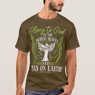 Erbsen auf Erden, Veganer Christlicher Veganismus T-Shirt