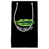 Erbsen aus Yo Funny Peas Pun Dark BG Kleine Geschenktüte (Vorderseite)