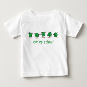 Erbsen eine Chance geben Baby T-shirt