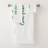 Erbsen eine Chance geben Badhandtuch Set (Insitu)