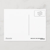Erbsen eine Chance geben Postkarte (Rückseite)