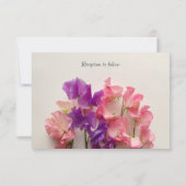 Erbsen, frisch einladung (Rückseite)