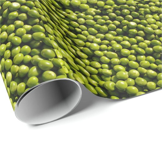 Erbsen Geschenkpapier (Rolleneckpunkt)
