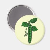 Erbsen im Pod Magnet (Vorderseite/Rückseite)