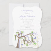 Erbsen in einem Pod Garden Zehn Kinderdusche laden Einladung (Vorderseite)