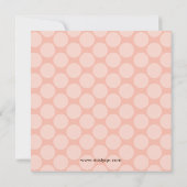 Erbsen in einem Pod Girl Twins Kinderdusche Einlad Einladung (Rückseite)