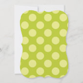 Erbsen in einem Pod Twins Baby Dusche Einladung (Rückseite)