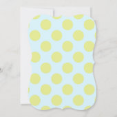 Erbsen in einem Pod Twins Baby Dusche Einladung (Rückseite)