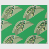 Erbsen in einem Rohzustand Geschenkpapier (Flach)