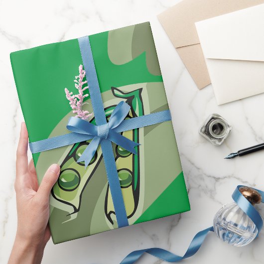 Erbsen in einem Rohzustand Geschenkpapier