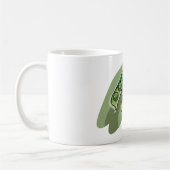 Erbsen in einem Rohzustand Kaffeetasse (Links)