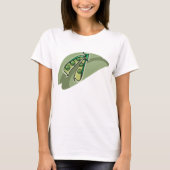 Erbsen in einem Rohzustand T-Shirt (Vorderseite)