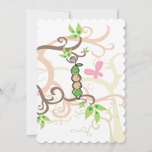 Erbsen in einer einladung (Rückseite)