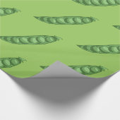 Erbsen in einer Hülle Geschenkpapier (Ecke)