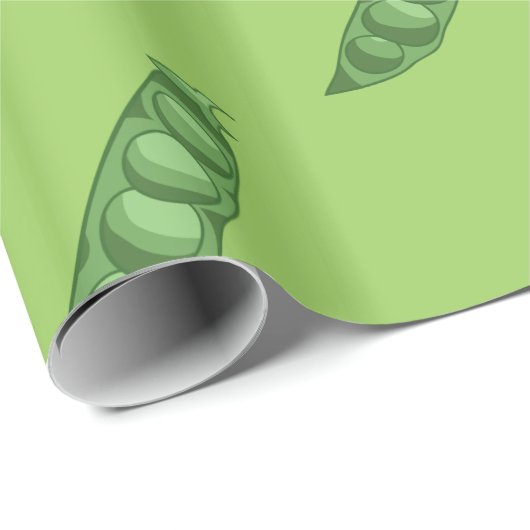 Erbsen in einer Hülle Geschenkpapier (Rolleneckpunkt)