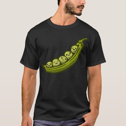 Erbsen In Einer Schote T-Shirt (Vorderseite)