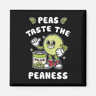Erbsen kosten die Peaness Peas Beans Rude Joke Magnet