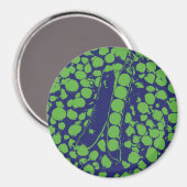 Erbsen Magnet (Vorderseite/Rückseite)