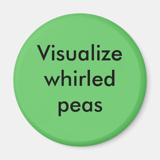 Erbsen Magnet (Vorne)