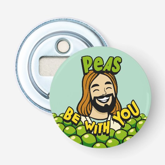 Erbsen mit dir flaschenöffner (Vorderseite)