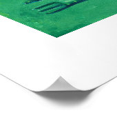 Erbsen mit Schüsseln Malerei Poster (Ecke)