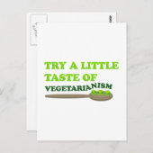 Erbsen Postkarte (Vorne/Hinten)