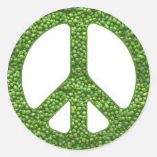 Erbsen Runder Aufkleber