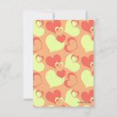 Erbsen sind meine Valentine Einladung (Rückseite)