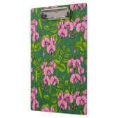 Erbsen und Hummeln, grün und rosa Klemmbrett (Links)