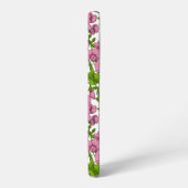 Erbsen und Hummeln, süß, rosa, grün und weiß Samsung Galaxy Hülle (Linke Seite)