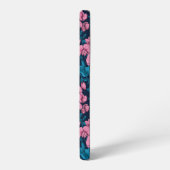 Erbsen und Hummeln, süß, rosa und blau Samsung Galaxy Hülle (Linke Seite)