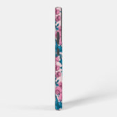 Erbsen und Hummeln, süß, rosa und blau Samsung Galaxy Hülle (Rechte Seite)