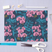 Erbsen und Hummeln, süß, rosa und blau Seidenpapier (Handwerk)