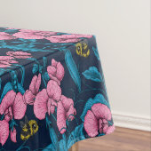 Erbsen und Hummeln, süß, rosa und blau Tischdecke (Beispiel)