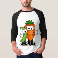 Erbsen und Karotten-Shirt
