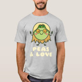 Erbsen und Liebe T-Shirt (Vorderseite)