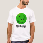 Erbsen und ruhige, sonnige Veggie Pea Puppe T-Shirt (Vorderseite)