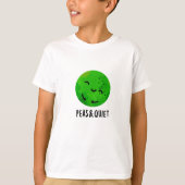 Erbsen und ruhige, sonnige Veggie Pea Puppe T-Shirt (Vorderseite)