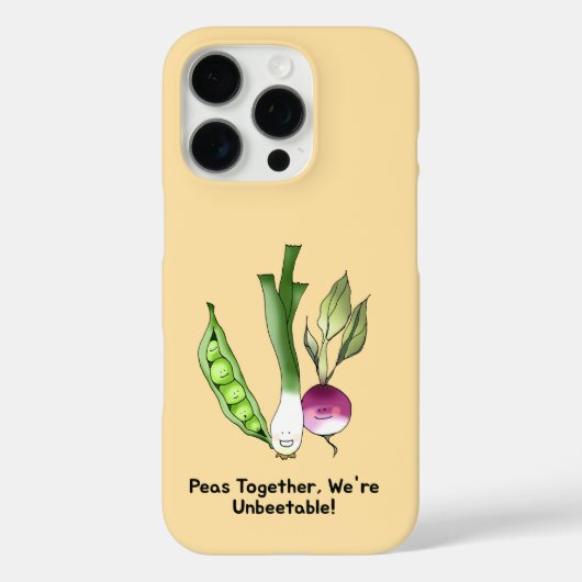 Erbsen und Veggie Die besten Freunde Pub Case-Mate iPhone Hülle (Rückseite)